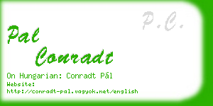 pal conradt business card